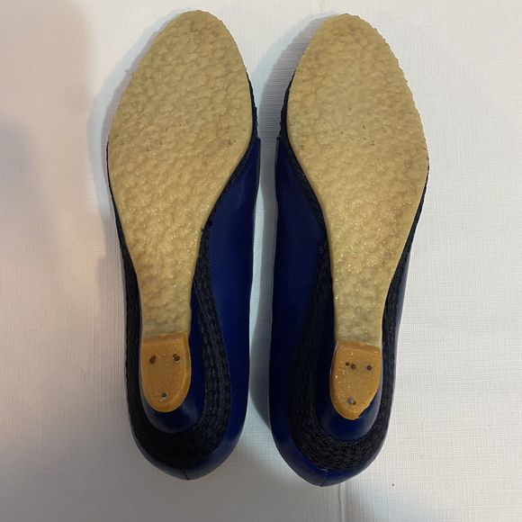 Stuart Weitzman Martinique Wedge Shoes Size 6B Vintage Blue RARE NWT - Picture 13 of 14